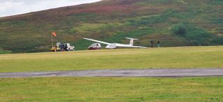 Launchpoint view of a glider