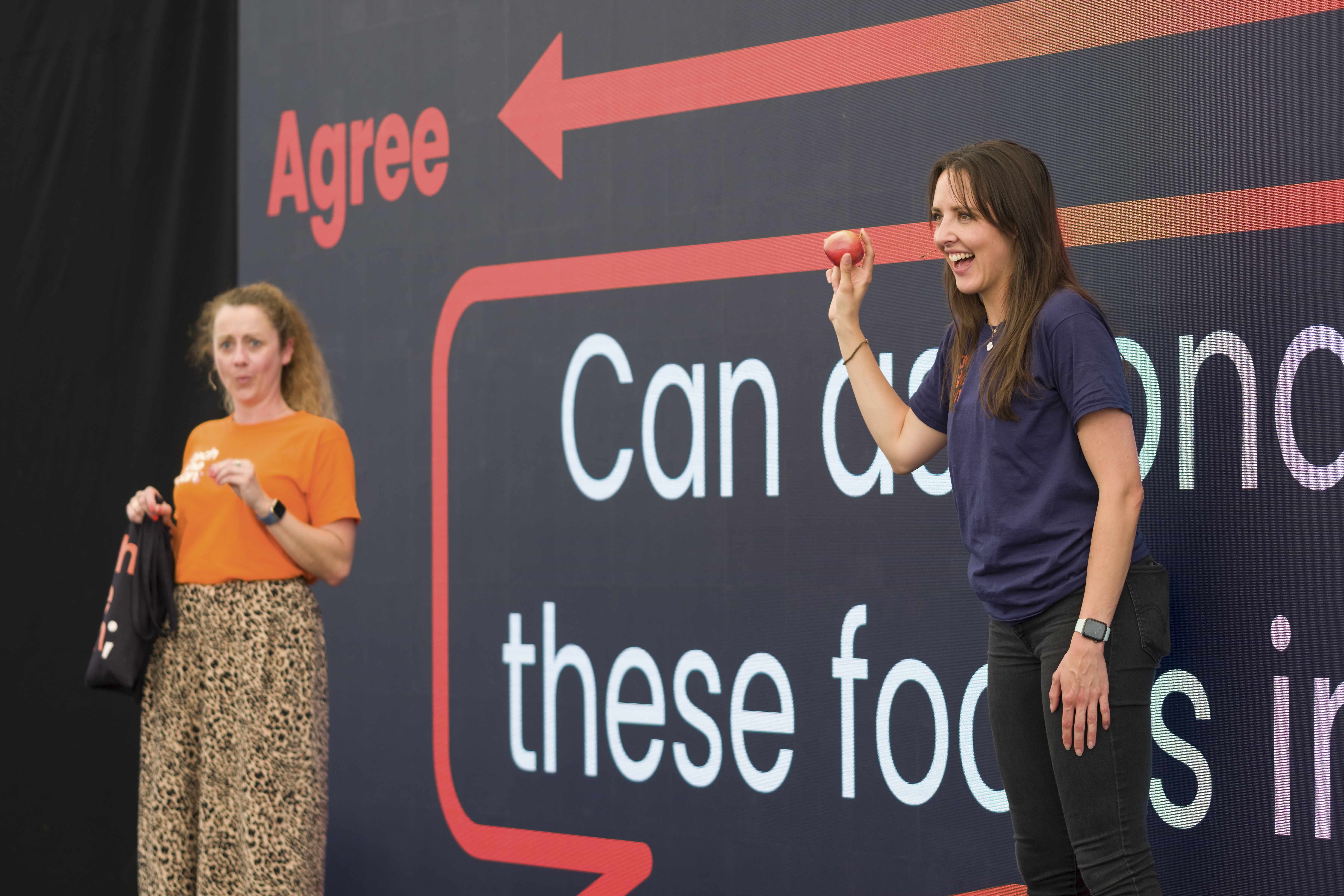 Tech She Can live lesson on the Inspire Stage at RIAT24 on space food.