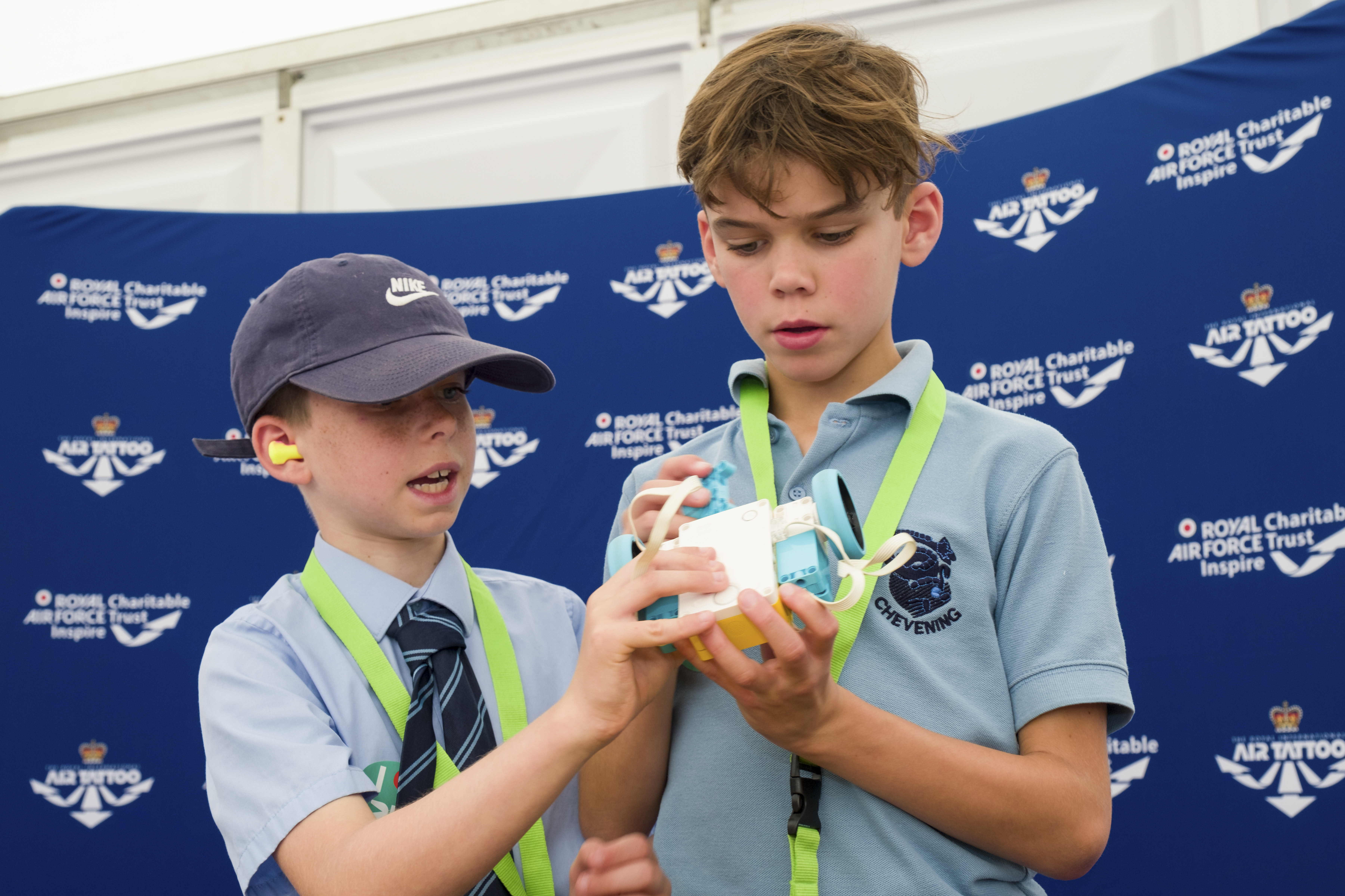 Young People Participating In An RAFCT STEM Programme At RIAT